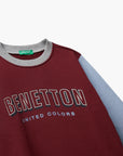 United Colors Of Benetton Boy Kid Regular Fit Sweatshirt With Print | LEVISONS