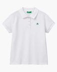 United Colors Of Benetton Girl Junior Short Sleeve Polo In Cotton | LEVISONS