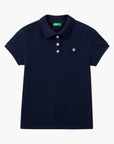 United Colors Of Benetton Girl Junior Short Sleeve Polo In Cotton | LEVISONS
