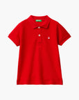 United Colors Of Benetton Short Sleeve Polo In Organic Cotton | LEVISONS