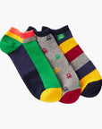United Colors Of Benetton Unisex Three Pairs Of Stretch Cotton Blend Socks | LEVISONS