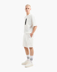 Armani Exchange Cotton Crewneck Loose Fit T-Shirt With Front Pocket | LEVISONS