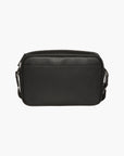 Emporio Armani Leather Crossbody Bag With Monochromatic Logo | LEVISONS