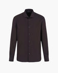 Emporio Armani All Over Logo Regular Fit Jacquard Shirt | LEVISONS