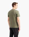 EA7 Logo Series Cotton Crewneck T-Shirt | LEVISONS