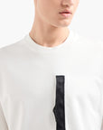 Armani Exchange Cotton Crewneck Loose Fit T-Shirt With Front Pocket | LEVISONS