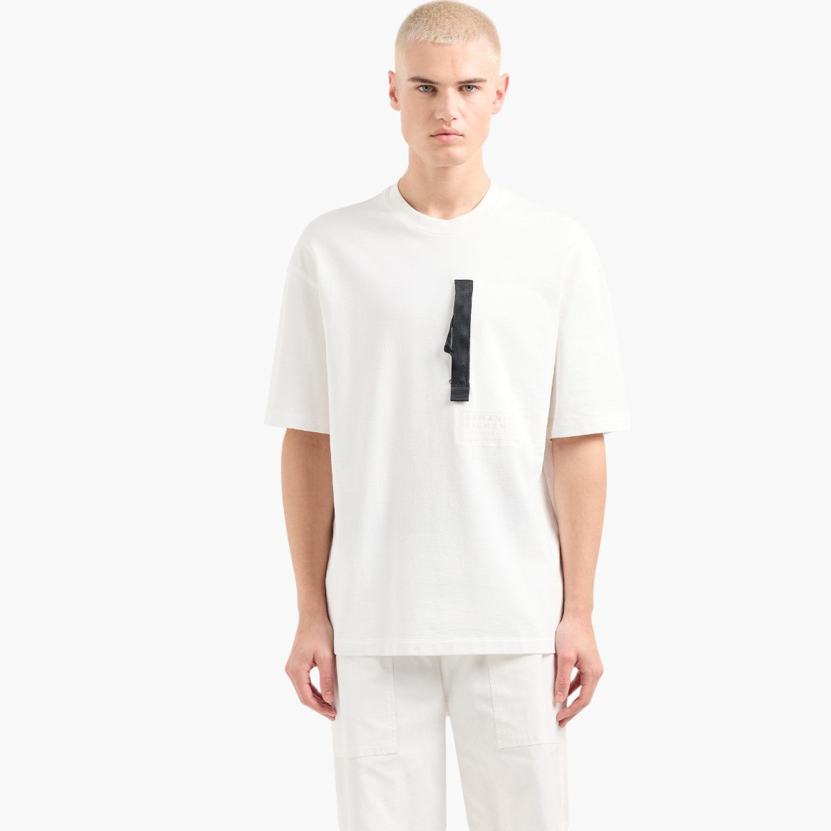 【pois】blouse tee Ladder Lace Bishop Sleeve Tie Neck Mandarin Blouse | Woolworths.co.za
