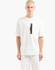 Armani Exchange Cotton Crewneck Loose Fit T-Shirt With Front Pocket | LEVISONS