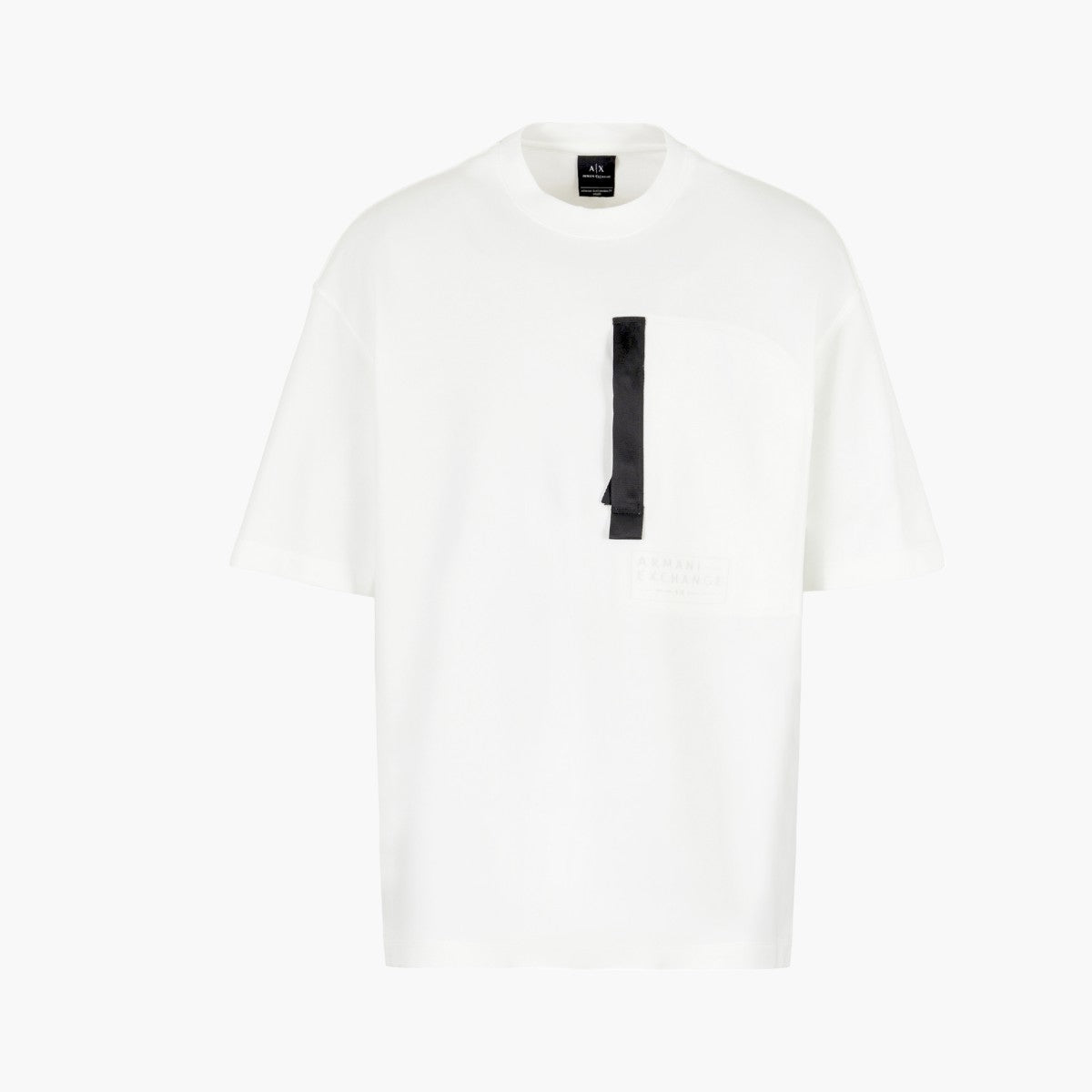 Cotton Crewneck Loose Fit T-Shirt With Front Pocket – Levisons