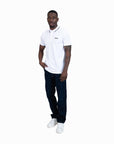 BOSS Green Cotton-Blend Polo Shirt With Contrast Logos | LEVISONS