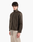 Armani Exchange Embossed All Over Logo Zip Up Jacket | LEVISONS