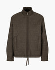 Armani Exchange Embossed All Over Logo Zip Up Jacket | LEVISONS