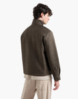 Armani Exchange Embossed All Over Logo Zip Up Jacket | LEVISONS