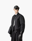 Emporio Armani All Over Logo Bomber Jacket | LEVISONS