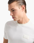 EA7 Lux Identity Slim Fit Crewneck T-Shirt With Monochrome Logo Patch | LEVISONS