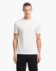 EA7 Lux Identity Slim Fit Crewneck T-Shirt With Monochrome Logo Patch | LEVISONS
