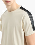 EA7 Regular Fit Logo Series Cotton Crewneck T-Shirt | LEVISONS