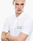 EA7 Visibility Cotton Polo Shirt | LEVISONS