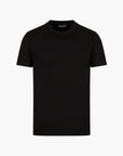 Emporio Armani Regular Fit Cotton Crewneck T-Shirt With Jacquard Logo | LEVISONS