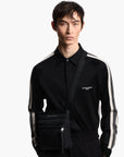 Emporio Armani All-Over Logo Flat Shoulder Bag | LEVISONS