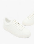 Emporio Armani Soft Leather Sneakers | LEVISONS