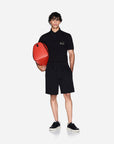 Armani Exchange Regular Fit Cotton Polo Shirt With A 3 Button Closure And Flocking Logo Patch | LEVISONS