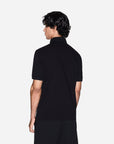 Armani Exchange Regular Fit Cotton Polo Shirt With A 3 Button Closure And Flocking Logo Patch | LEVISONS