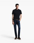 Emporio Armani Regular Fit Cotton T-Shirt With Intarsia Logo | LEVISONS