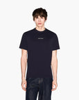 Armani Exchange White Edition Slim Fit Cotton Crewneck T-Shirt With Central Logo Patch | LEVISONS