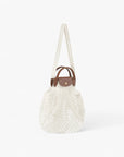 Longchamp Le Pliage Filet Shoulder Bag Ecru | LEVISONS