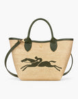 Longchamp Le Panier Pliage Top Handle Bag Khaki | LEVISONS