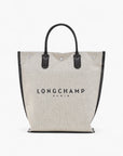 Longchamp Essential Toile Top Handle Bag Ecru | LEVISONS