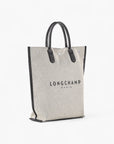 Longchamp Essential Toile Top Handle Bag Ecru | LEVISONS