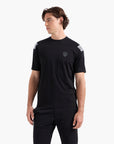 EA7 Modern Fit Premium Shiled Cotton Crewneck T-Shirt | LEVISONS