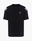 EA7 Modern Fit Premium Shiled Cotton Crewneck T-Shirt | LEVISONS