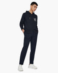 Armani Exchange Icon Logo Zip Up Hooded Sweatshirt | LEVISONS