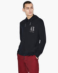 Armani Exchange Icon Logo Zip Up Hooded Sweatshirt | LEVISONS