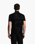 Emporio Armani Asv All-Over Flocked Logo Polo Shirt | LEVISONS