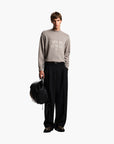 Emporio Armani Regular Fit Cotton Sweatshirt With Embroidered Logo | LEVISONS