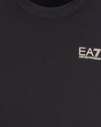 EA7 7 Lines Relaxed Fit Cotton Crewneck T-Shirt | LEVISONS