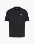 EA7 7 Lines Relaxed Fit Cotton Crewneck T-Shirt | LEVISONS