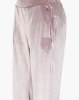EA7 Relaxed Fit Athletic Velour Wide Leg Trouser With Elasticated Waistband | LEVISONS