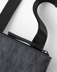 Armani Exchange All Over Logo Flat Shoulder Bag | LEVISONS