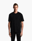 Emporio Armani Regular Fit Cotton T-Shirt With Intarsia Logo | LEVISONS