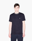 Armani Exchange Slim Fit Crewneck T-Shirt With Contrast Tipping And Embroidered Branding | LEVISONS