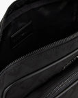 Emporio Armani All Over Logo Jaquard Shoulder Bag With Adjustable Straps | LEVISONS