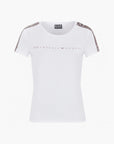 EA7 Slim Fit Ventus7 Crewneck T-Shirt With Logo Tape | LEVISONS