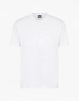 EA7 Regular Fit Logo Series Cotton Crewneck T-Shirt With Embossed Branding | LEVISONS