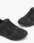 EA7 Black And White Evo Mesh Sneakers | LEVISONS