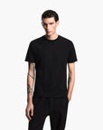 Emporio Armani All-Over Logo Cotton Jacquard T-Shirt | LEVISONS